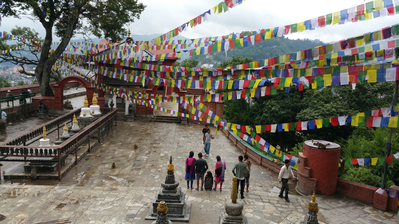 Swayambhunath; West-Teil

