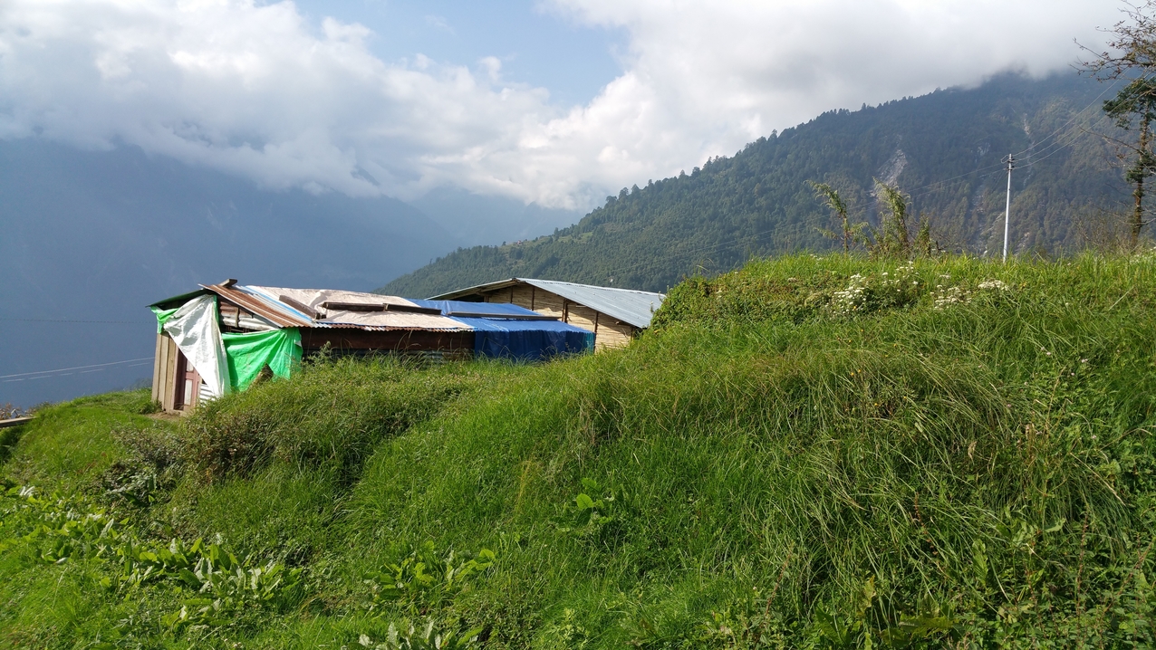 Die von den Spendengeldern finanzierten neuen erdbebensichern Unterstände sollen isolierte Wände bekommen, innen holzverkleidet.
