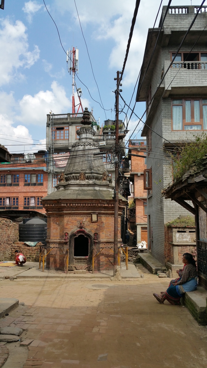 Der Nawadurga Tempel.
