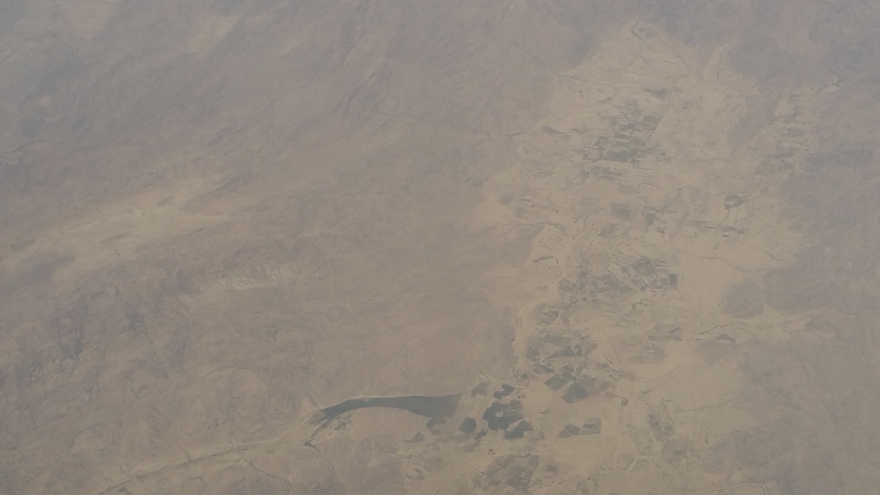 Bewohnte Gebiete sind manchmal kaum als solche zu erkennen.
