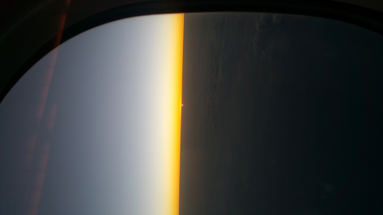 Sonnenaufgang über dem Iran.
