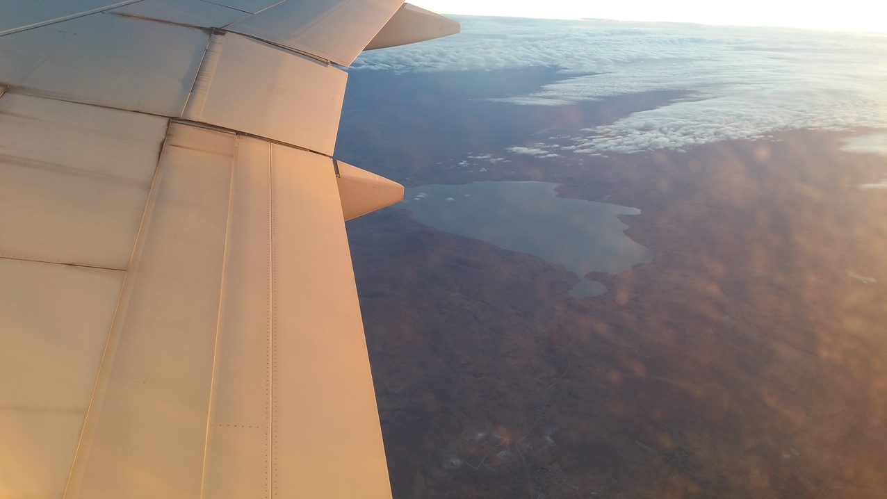 Ercek Gölü, ein kleiner See bei Van, Türkei, den großen Van-See östlich vorgelagert.
