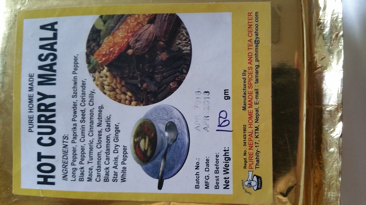 Für das heimische Dhal Bath.
