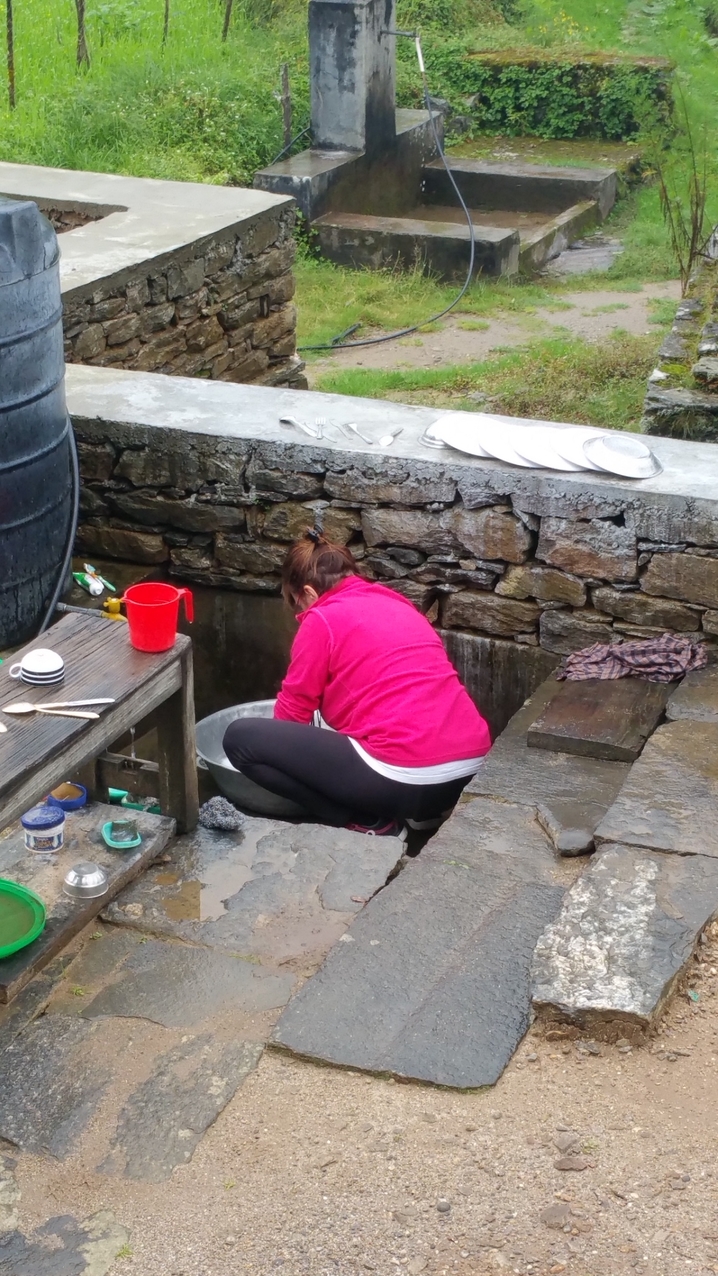 Der Schatz wird gewaschen und getrocknet.
