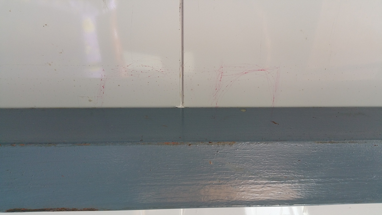 Undichte Stelle 2 und 3 im Dach der Lodge 2.
